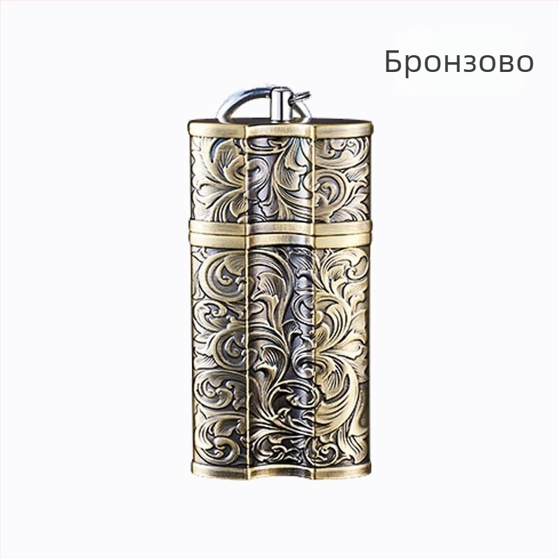 Трансграничен креативен преносим пепелник с метална катарама, преносим пепелник за кола, съхранение на пепелник за открито, пепелник за пури