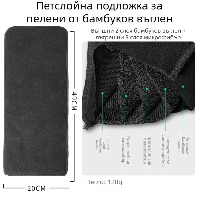 Нови трансгранични перащи се платнени пелени за възрастни, непропускливи пелени, бикини за възрастни хора, пелени от чист памук на склад