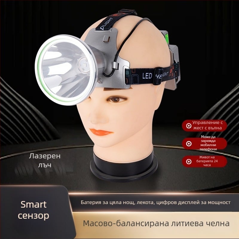 Гравитационен баланс, заден лазерен пистолет, литиева батерия, външен силен светлинен прожектор, фар, прожектор с дълъг изстрел, специален фар за ловци