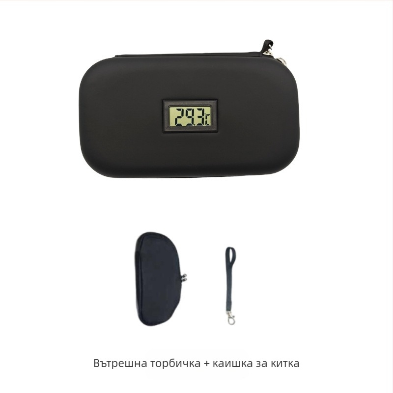 В наличност Amazon Explosions Кутия за хладилник за инсулин, преносима EVA чанта за външен хладилник с термометър, торбичка за лед, студено съхранение