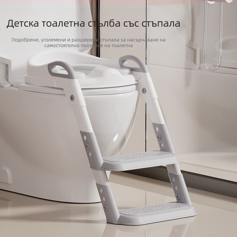 Стъпалообразна детска тоалетна, стълбищна мъжка и женска бебешка тоалетна, сгъваема стъпалообразна табуретка, домакинска детска противоплъзгаща стъпало