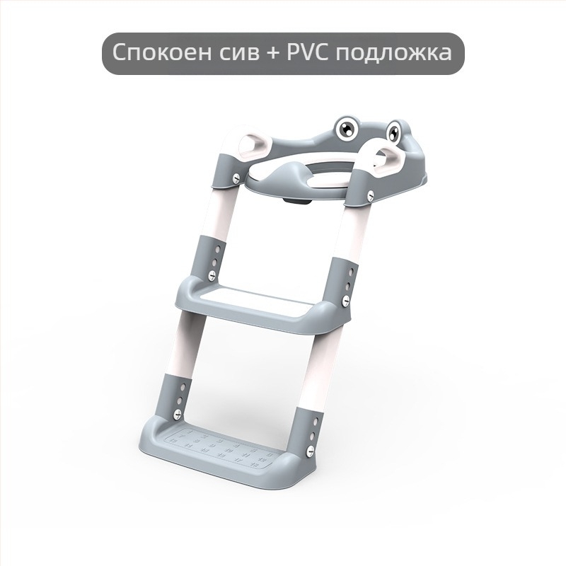 Детска тоалетна Стълбище Тоалетна Спомагателен Артефакт за Момчета и Момичета Регулируема Стъпала Детска Тоалетна