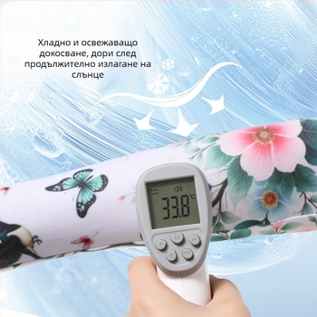 Градински ръкави за слънцезащита, дамски градински цветя, засаждане на слънцезащитен сенник, хладен за езда на открито, ледена коприна, слънцезащитен сенник, ледени ръкави на едро