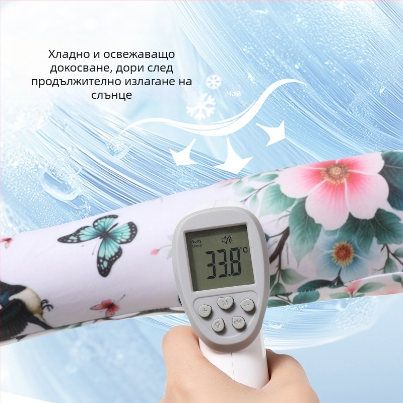 Градински ръкави за слънцезащита, дамски градински цветя, засаждане на слънцезащитен сенник, хладен за езда на открито, ледена коприна, слънцезащитен сенник, ледени ръкави на едро