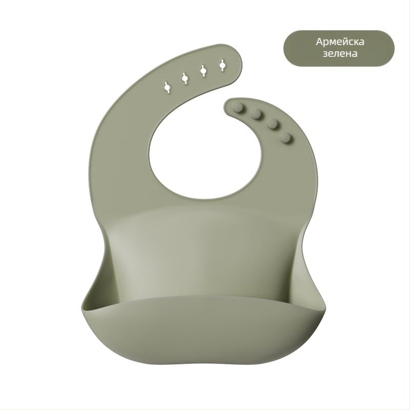 Трансграничен популярен силиконов лигавник за хранене на бебета, водоустойчив 3D лигавник за лигавене, детски силиконов лигавник без пране