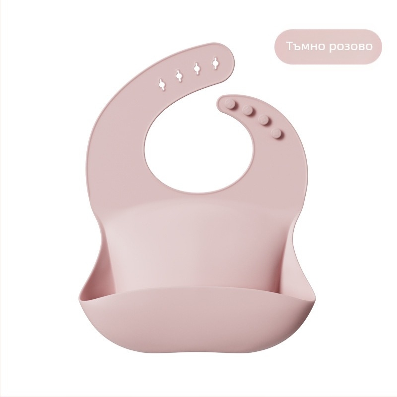 Трансграничен популярен силиконов лигавник за хранене на бебета, водоустойчив 3D лигавник за лигавене, детски силиконов лигавник без пране