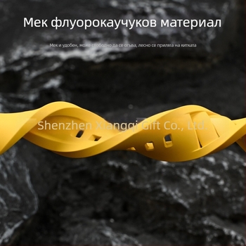 Универсална каишка Explosions с бързо освобождаване, от флуорокаучук, за Huawei, Apple Watch, FKM, 19/20/21/24 мм