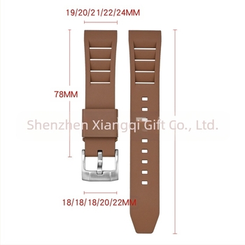 Универсална каишка Explosions с бързо освобождаване, от флуорокаучук, за Huawei, Apple Watch, FKM, 19/20/21/24 мм