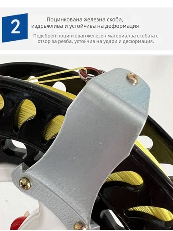 Ново колело за кайт линия, антиреверсивно, самозаключващо се, с лагер за възрастни, детско летящо ръчно колело, лесно за работа