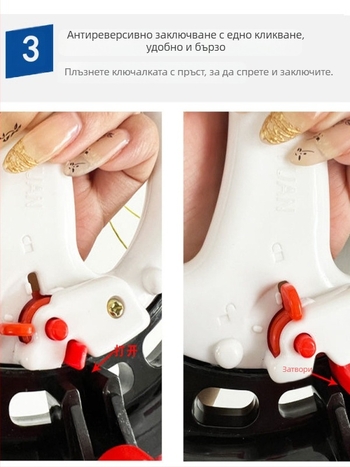 Ново колело за кайт линия, антиреверсивно, самозаключващо се, с лагер за възрастни, детско летящо ръчно колело, лесно за работа