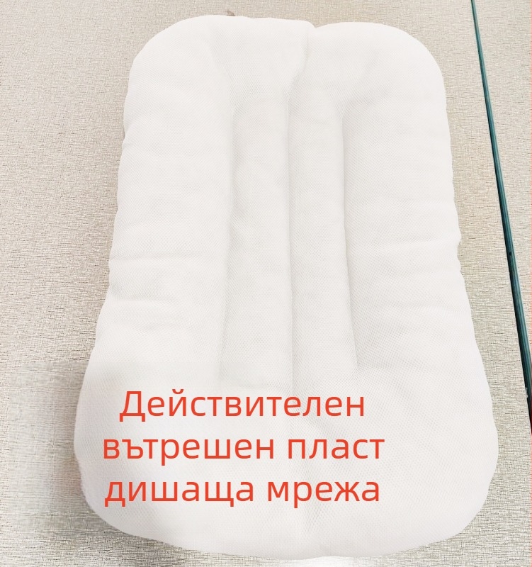 Фабричен горещо продаван комплект от създаден плат за бебешко легло от памучна прежда, едноцветен бебешки чаршаф с пълно покритие, двуслоен памучен чаршаф с дишаща прежда