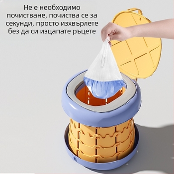 Сгъваема детска тоалетна, гърне, детска, мъжка, преносима, външна, бебешка, женска, пътна тоалетна