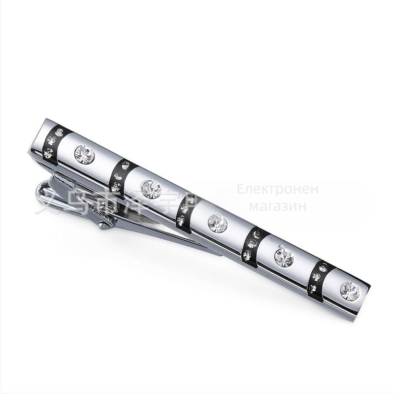 Модна мъжка щипка за вратовръзка с тел, кристална черупка, щипка за вратовръзка за бизнес мъже, фабрична цена, разпродажба