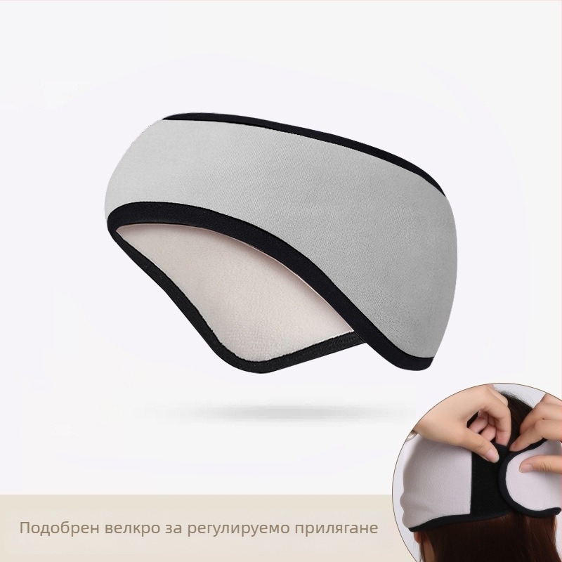 Нови зимни топли наушници, вълнени плетени наушници за колоездене на открито, ветроустойчиви, студоустойчиви и антифриз, с поларена подплата, универсални