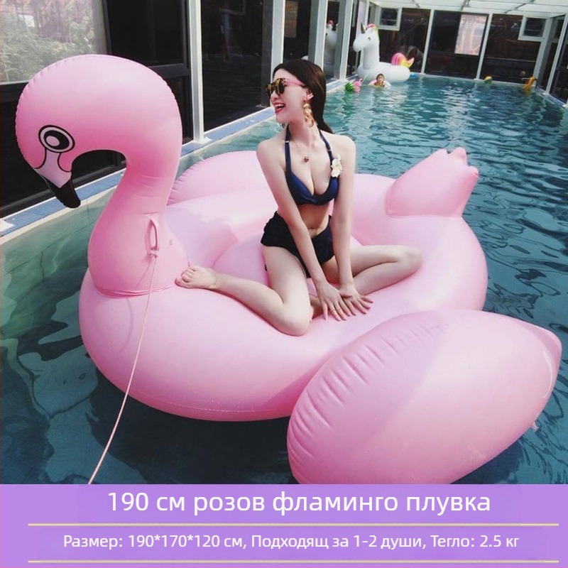 Очила Голяма жълта патица Лятна ваканция Плаваща вода Надуваем плувен пръстен Удебелена патица Външен рафтинг плаващо легло