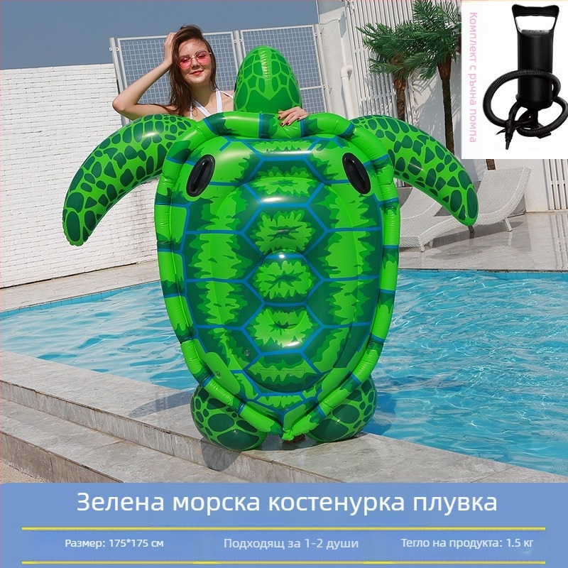 Очила Голяма жълта патица Лятна ваканция Плаваща вода Надуваем плувен пръстен Удебелена патица Външен рафтинг плаващо легло