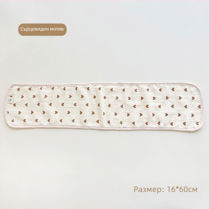 Бебешка количка, кърпа за слюнка, ръкавици за количка от три части, памучна марля, каишка, кърпа за слюнка за количка, подложка за рамо против ухапване