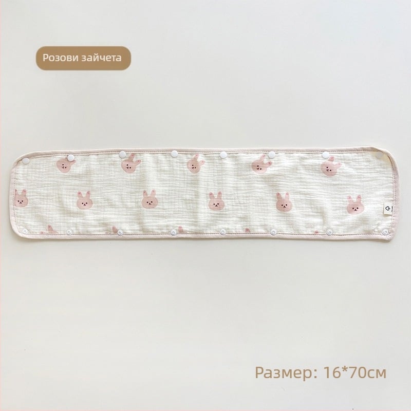 Бебешка количка, кърпа за слюнка, ръкавици за количка от три части, памучна марля, каишка, кърпа за слюнка за количка, подложка за рамо против ухапване