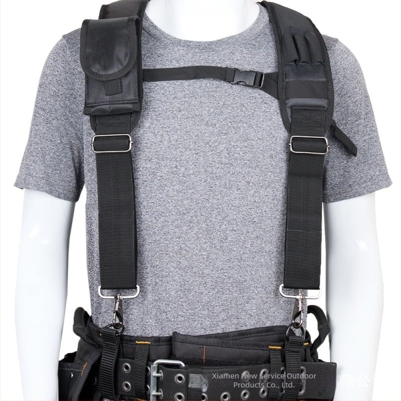 [Директни доставки през граница] X-Type Многофункционална каишка за инструменти, комплект чанти за дървообработване и водопроводни инструменти с подходяща черна каишка
