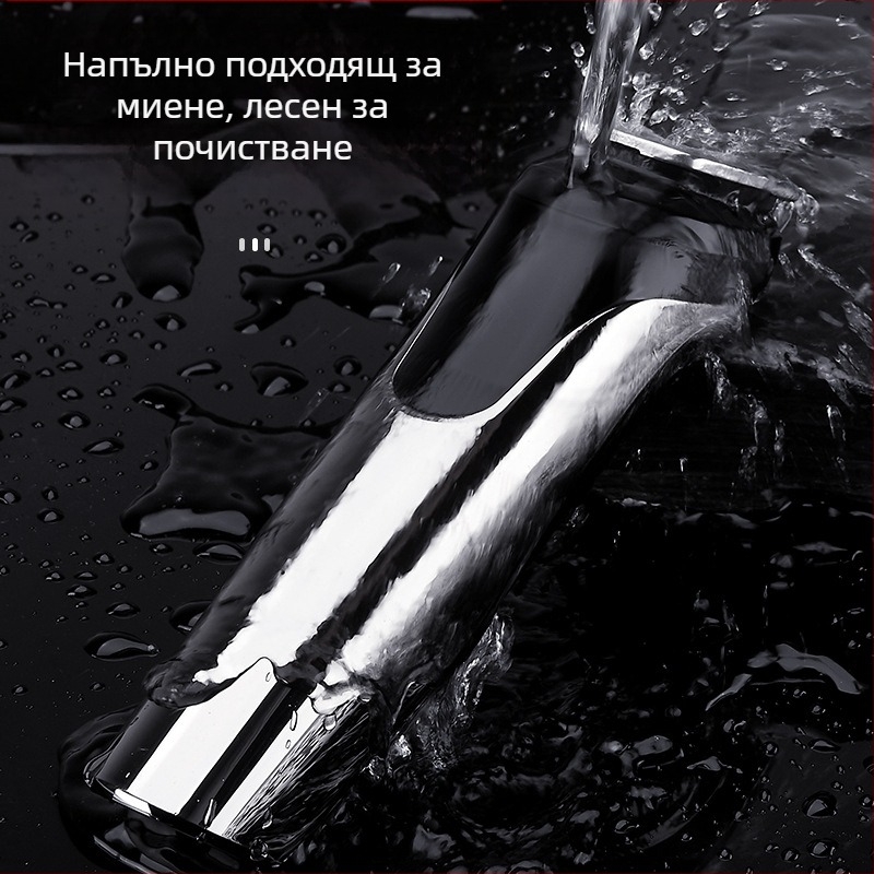 2021 трансграничен нов LED цифров дисплей Електрическа машинка за подстригване на коса с букви за нос, костюм за домакински фризьорски салон Електрическа машинка за подстригване на коса
