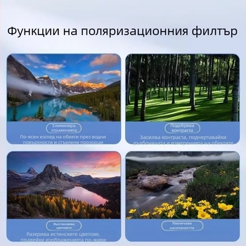 Поляризатор за мобилен телефон, специален фотографски филтър, фотография HD, професионален cpl поляризатор, универсален 52/49 мм, спомагателна фотография