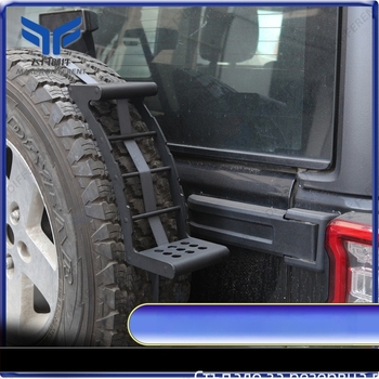 Подходяща за катерене с задна гума на превозно средство с висока проходимост, стълба за катерене с резервна гума за офроуд, стълба за катерене с резервна гума за офроуд.