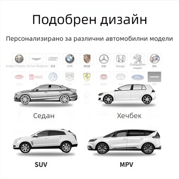 Персонализиран еластичен платнеен калъф за кола от производителя, четиристранен еластичен калъф за кола, висок клас прахоустойчив калъф за изложбени автомобили 4S Shop