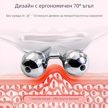 Метален гребен за масаж на скалпа, многофункционална глава, гребен Meridian, малка дъска за красота Monster, ролков стик за масаж на лице