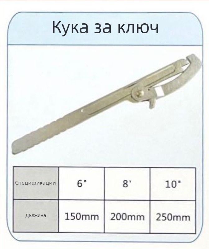 Фабричен трансграничен авторемонт инструмент за автоподдръжка гаечен ключ за тръби, инструмент за разглобяване, скоба тип ръководство за поддръжка, мрежов гаечен ключ