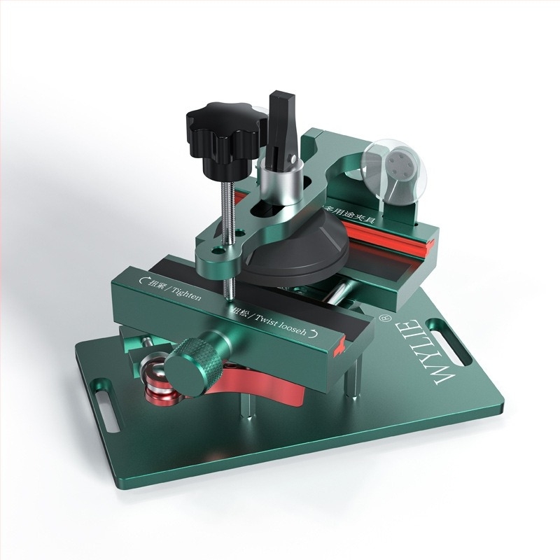 Многофункционално приспособление за фиксиране на мобилен телефон, странично окачващо приспособление за екран на Apple, свалете стъклото на задния капак и сменете инструмента за поддържане на налягането на задния капак.