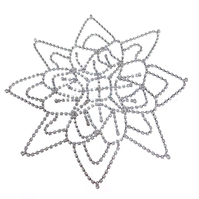 2024 Трансгранична гореща верижка с мрежеста шапка в европейски стил сватбена рокля с аксесоари за коса златисто сребърни преувеличени бижута аксесоари