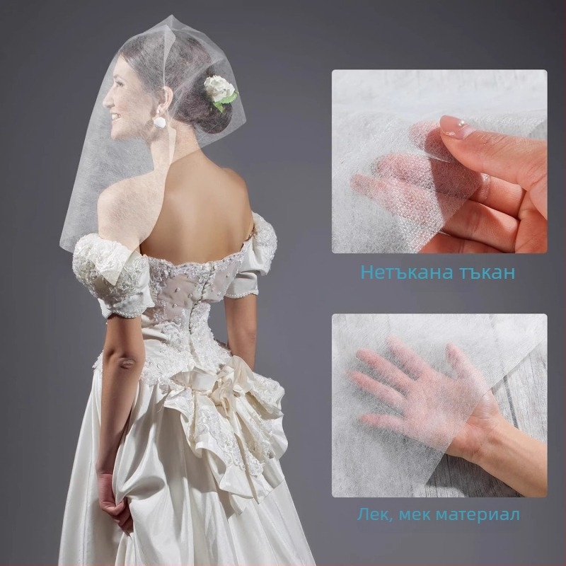 [100 листа] Маска за пробна за еднократна употреба от нетъкан текстил за магазин за дрехи, дишаща подложка, калъф за кърпа