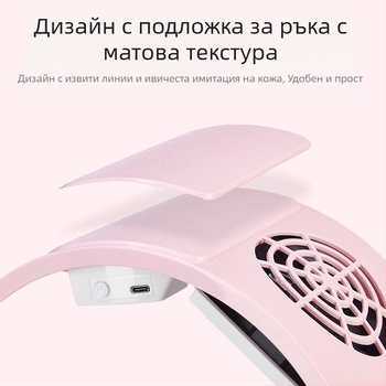 Нов продукт 858-m5 Прахосмукачка за нокти, фабрика за търговия на едро, малка, голяма, всмукателна, за прах от нокти, настолен колектор за прах от нокти