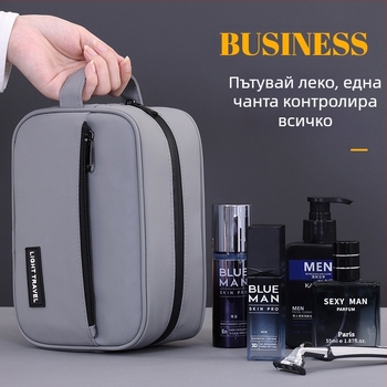 Трансгранична гореща продажба на мъжка тоалетна чанта за пътуване, преносима многофункционална преносима водоустойчива козметична чанта за съхранение с голям капацитет