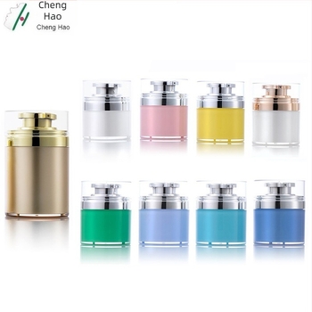 Точкова 30G златна вакуумна бутилка за крем 50G перлено бяла пресова бутилка 100G акрилна бутилка за крем