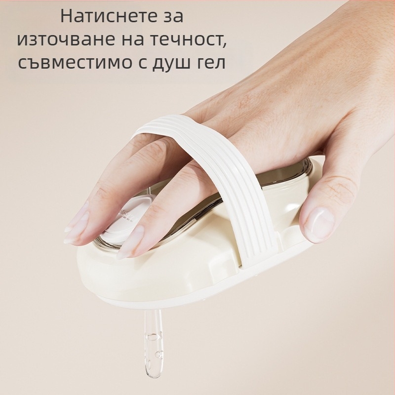 Трансгранично домакинско скрабиране на баня, премахване на мъртва кожа, разтриване на кал, специална четка за вана с течност, многофункционален масажен скраб за вана с добавена течност