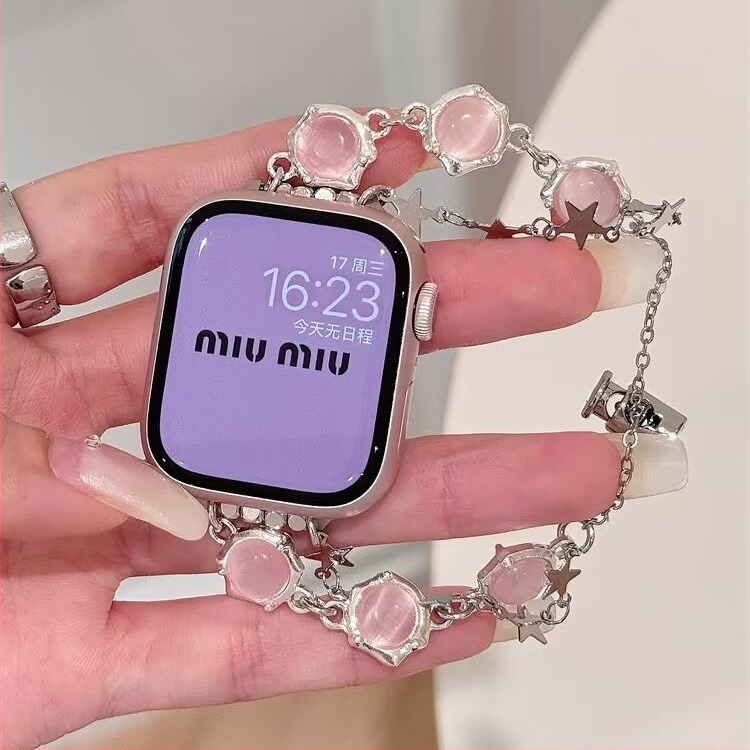 Каишка за гривна Star Cat's Eye, подходяща за Apple Watch, Iwatch56789Se Smart Strap