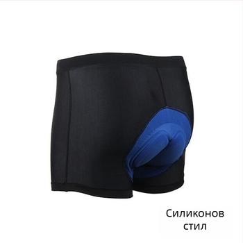 Велосипедно бельо, амортизиращо, дишащо, с щамповано лого, силиконови шорти, отвеждащи влагата, за бягане, велосипедни шорти на едро с гъба