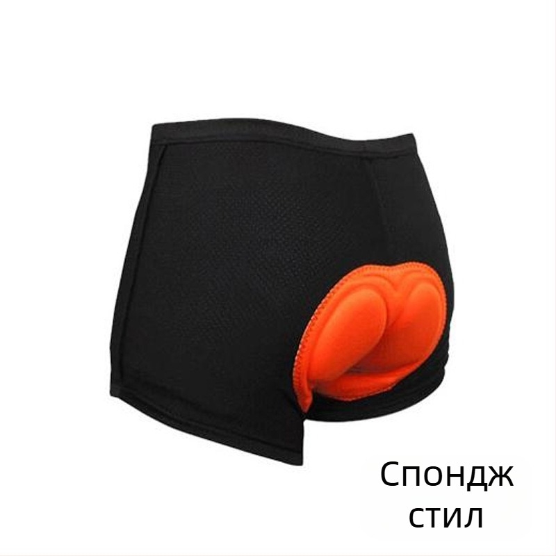 Велосипедно бельо, амортизиращо, дишащо, с щамповано лого, силиконови шорти, отвеждащи влагата, за бягане, велосипедни шорти на едро с гъба