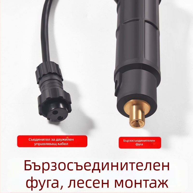 Безгазово двугаранционно заваряване 14AK заваръчен пистолет за домакински 220v интегриран малък заваръчен апарат аксесоари за флюсова заваръчна тел бързо вкарваща се заваръчна тел