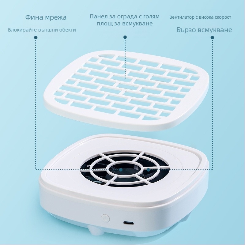 Трансгранична нова M3 мини прахосмукачка за нокти, преносима машина за прах за нокти, японски стил, нискошумна прахосмукачка за нокти