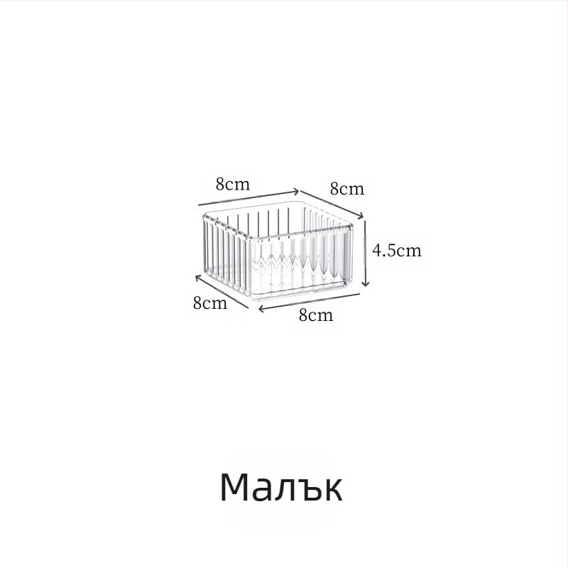 Малка кутия за козметика с отделения, тоалетка за грижа за кожата, чиния за очи, кутия за подреждане, вградена кутия за съхранение на червило