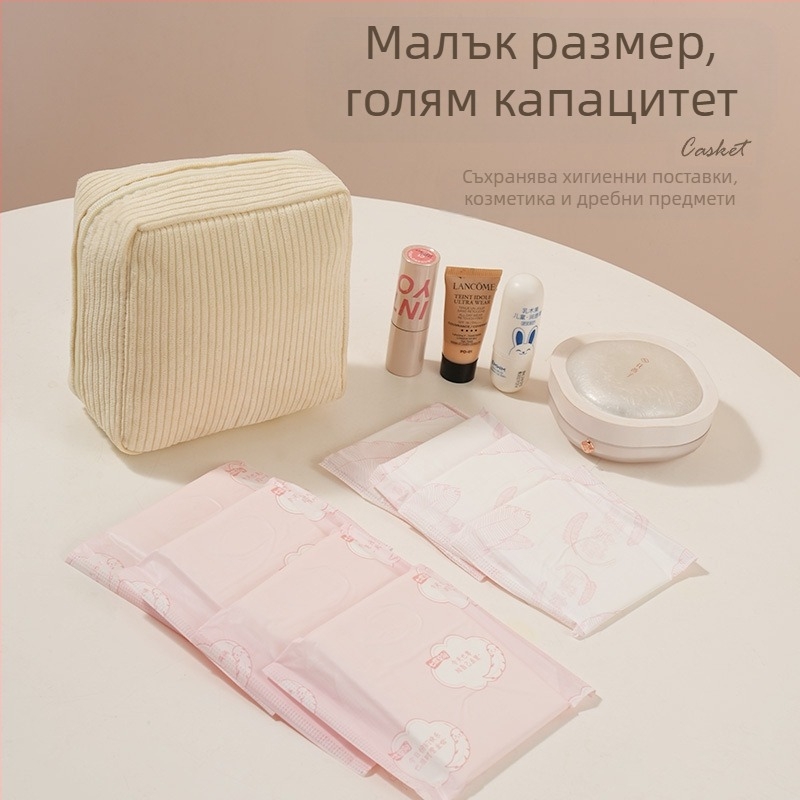 Трансгранична нова чанта за съхранение на дамски превръзки Удебелена чанта за съхранение на дамски превръзки Чанта за дамски превръзки Менструална малка чанта