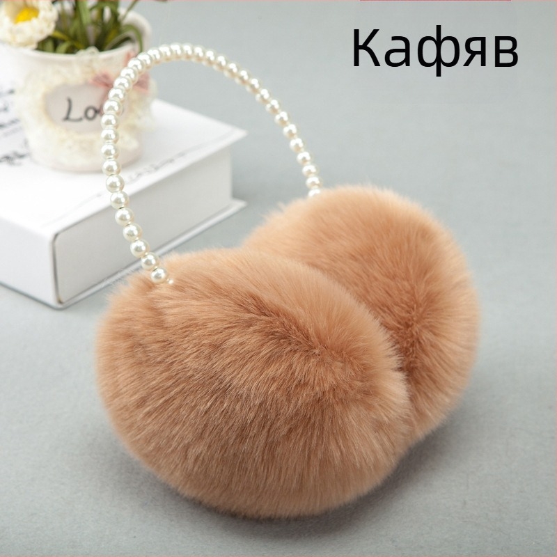 Плюшени наушници, топли, ветроустойчиви и студоустойчиви, зимни, за момичета, топли зимни наушници, дамски зимни наушници за езда, модни, модни