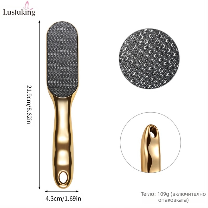 Популярна пила за крака с дълга дръжка от нано стъкло, инструмент за маникюр и шлайфане на крака за премахване на мъртва кожа и мазоли, артефакт от пила за крака от нано стъкло