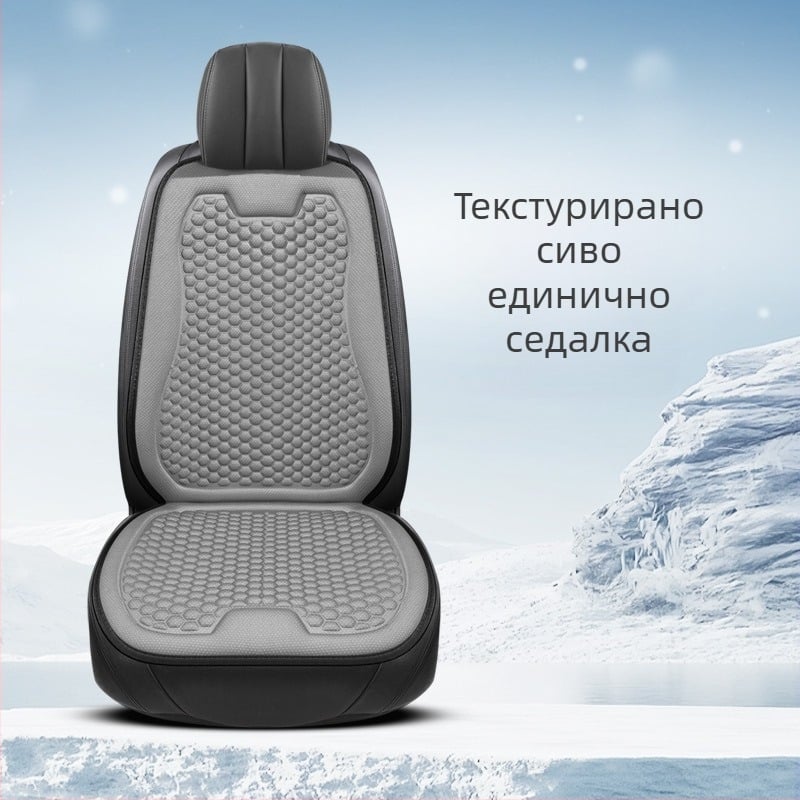 Производител на едро Възглавница за автомобилна седалка Four Seasons Дишаща офис възглавница за седалка 3D Проста единична охлаждаща възглавница за седалка Трансгранична едро