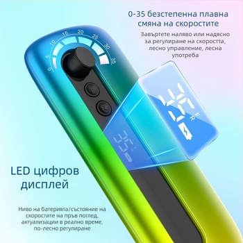 Трансграничен интелигентен екран за полиране на нокти, писалка за полиране на нокти, преносима батерия, комплект за безстепенно полиране на нокти