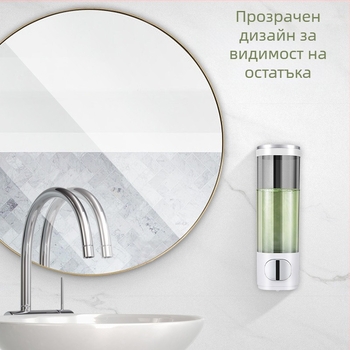 Дезинфектант за ръце за баня в хотел Мортън, окачен на стена, кухненски перилен препарат, дозатор за сапун без перфоратор, кутия за дезинфектант за ръце