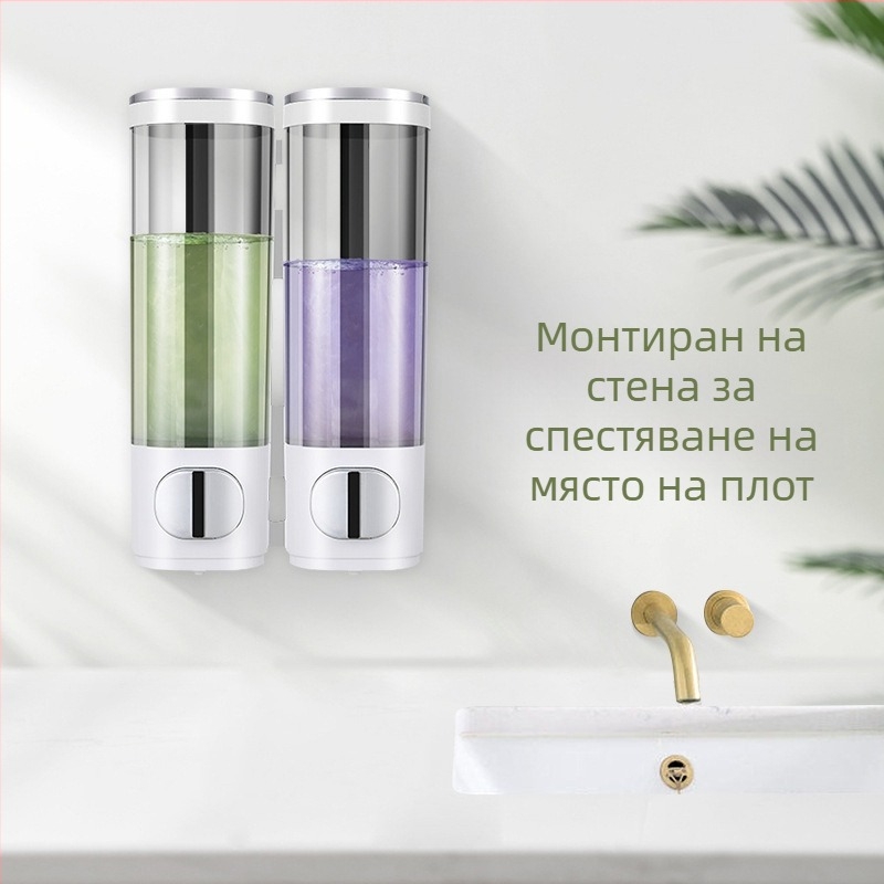 Дезинфектант за ръце за баня в хотел Мортън, окачен на стена, кухненски перилен препарат, дозатор за сапун без перфоратор, кутия за дезинфектант за ръце