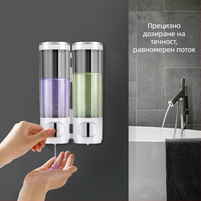 Дезинфектант за ръце за баня в хотел Мортън, окачен на стена, кухненски перилен препарат, дозатор за сапун без перфоратор, кутия за дезинфектант за ръце